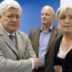 Bruno Gollnisch avec Marine Le Pen. D. R.